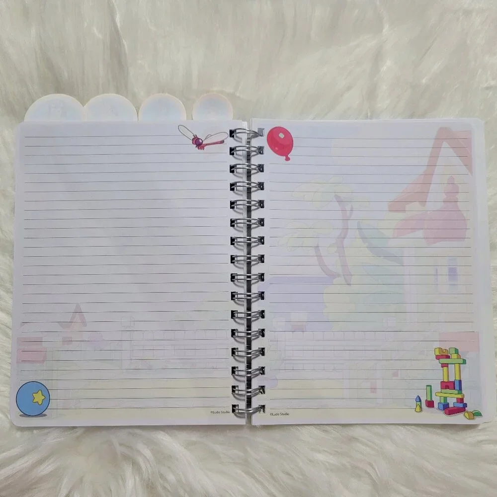 Bluey Tabbed Spiral Notebook